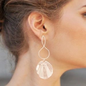 2 for $30-Statement Golden Leaf Earrings